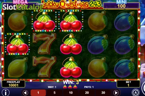 Скрин3. Lucky Christmas 243 слот