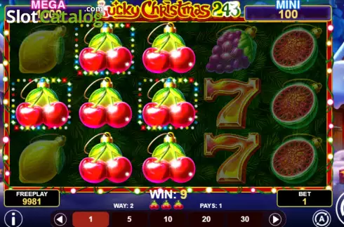 Скрин5. Lucky Christmas 243 слот
