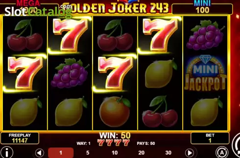 Скрин3. Golden Joker 243 слот
