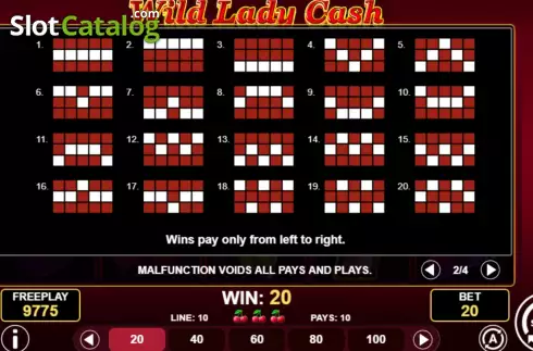 Скрин7. Wild Lady Cash слот