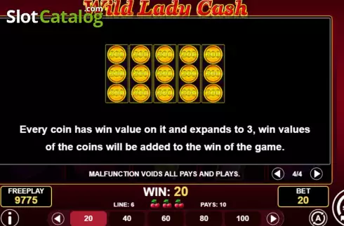 Скрин9. Wild Lady Cash слот