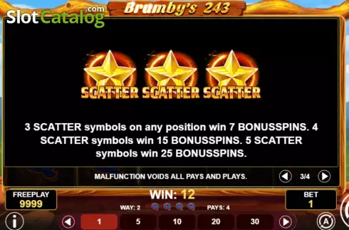 Скрин8. Brumby's 243 слот