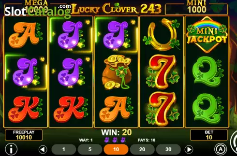 Скрин3. Lucky Clover 243 слот