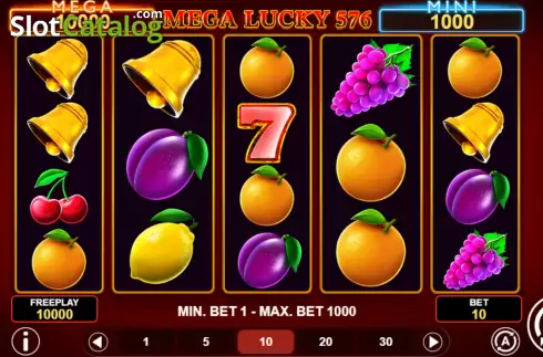 Скрин2. Mega Lucky 576 слот