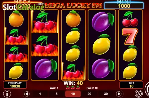 Скрин3. Mega Lucky 576 слот