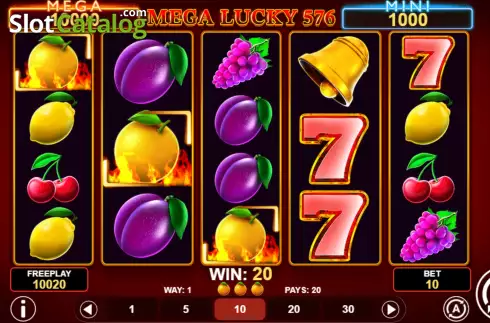 Скрин4. Mega Lucky 576 слот