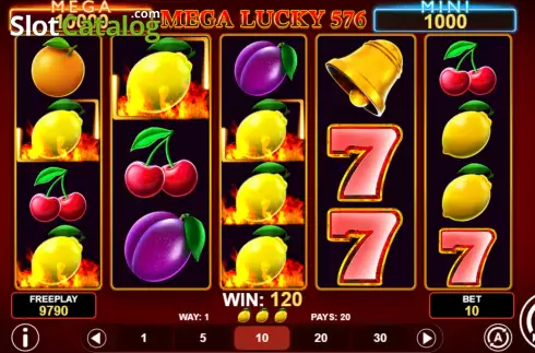 Скрин5. Mega Lucky 576 слот