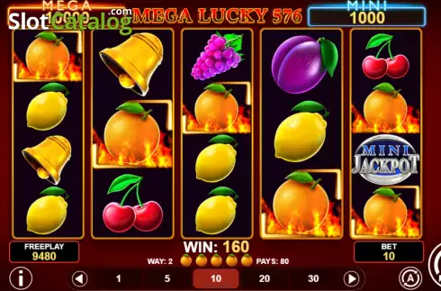 Скрин6. Mega Lucky 576 слот