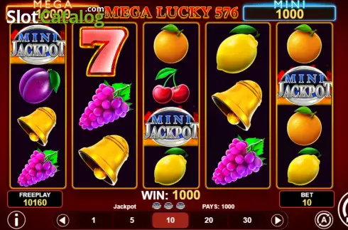Скрин7. Mega Lucky 576 слот