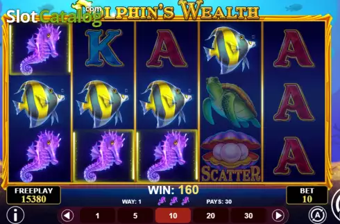 Скрин4. Dolphin's Wealth слот