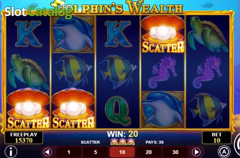 Скрин8. Dolphin's Wealth слот