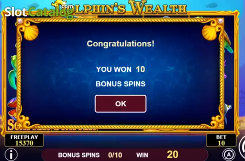Скрин9. Dolphin's Wealth слот
