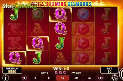 Скрин4. Mega Booming Diamonds слот