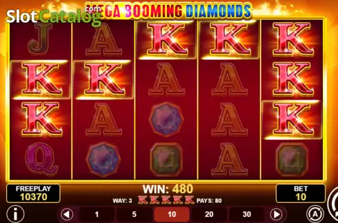 Скрин5. Mega Booming Diamonds слот