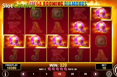 Скрин6. Mega Booming Diamonds слот