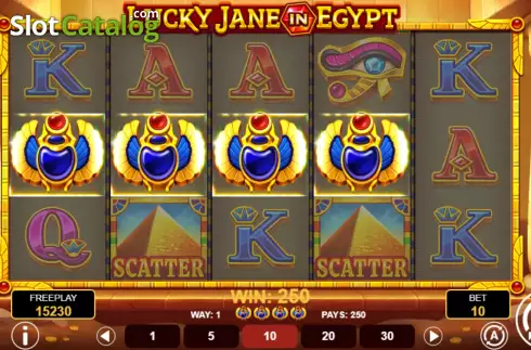 Скрин4. Lucky Jane in Egypt слот
