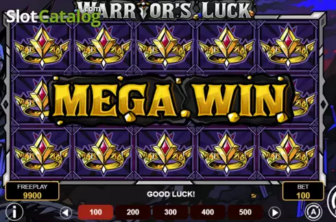Скрин6. Warrior's Luck слот
