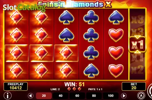 Скрин7. Coins'n Diamonds X слот