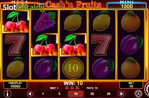 Скрин4. Cash'n Fruits Hold and Win слот