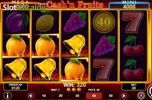 Скрин5. Cash'n Fruits Hold and Win слот
