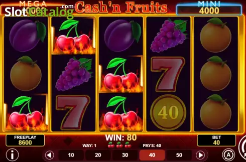 Скрин6. Cash'n Fruits Hold and Win слот