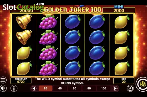 Скрин2. Golden Joker 100 слот