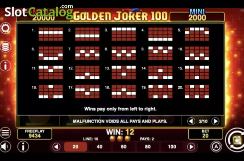 Скрин9. Golden Joker 100 слот
