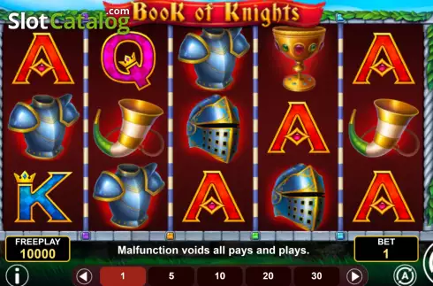 Скрин2. Book of Knights слот