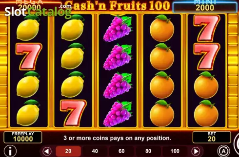 Скрин2. Cash'n Fruits 100 Hold & Win слот