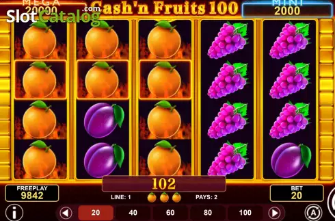 Скрин4. Cash'n Fruits 100 Hold & Win слот
