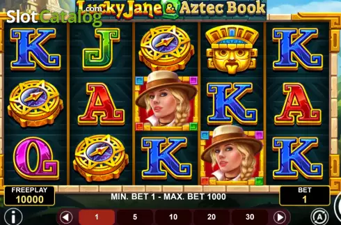 Скрин2. Lucky Jane and Aztec Book слот