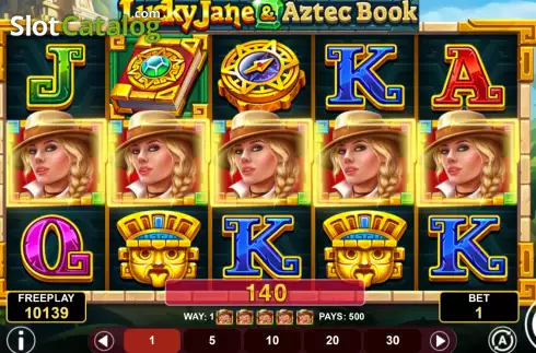 Скрин3. Lucky Jane and Aztec Book слот