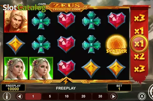 Скрин2. Zeus Legend of Gods слот
