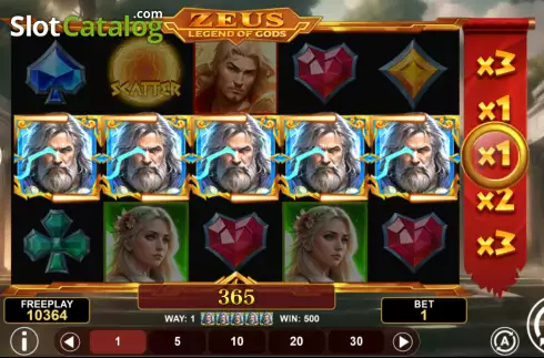 Скрин3. Zeus Legend of Gods слот