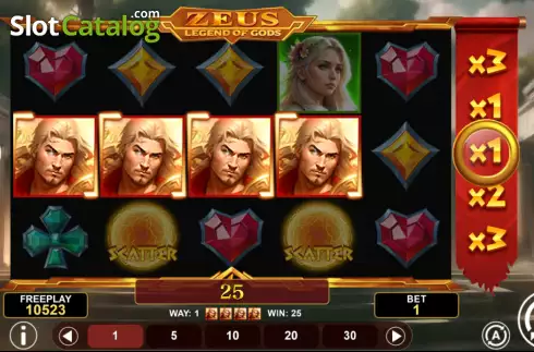 Скрин4. Zeus Legend of Gods слот
