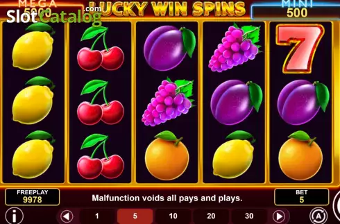 Скрин2. Lucky Win Spins слот