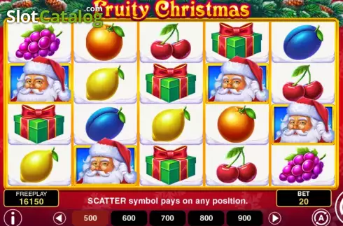 Скрин2. Fruity Christmas слот