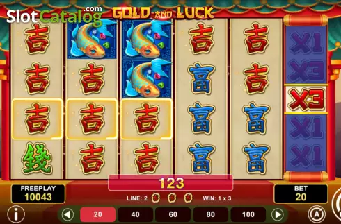 Скрин3. Gold And Luck слот