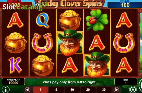 Скрин2. Lucky Clover Spins слот
