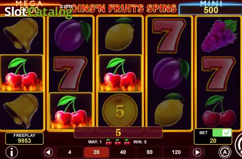 Скрин3. Coins'n Fruits Spins слот