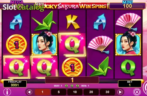 Скрин3. Lucky Sakura Win Spins слот
