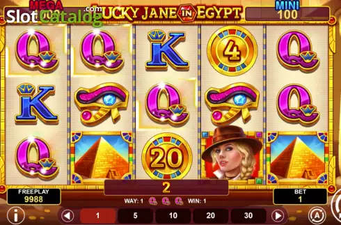 Скрин3. Lucky Jane in Egypt Hold & Win слот