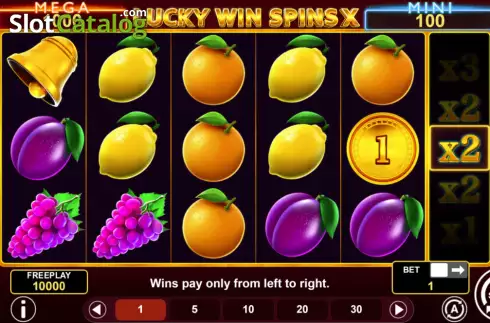 Скрин2. Luck Win Spins X слот