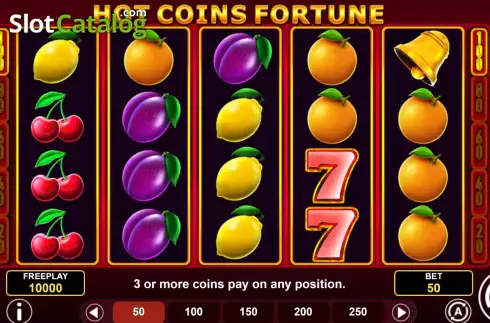 Скрин2. Hot Coins Fortune слот