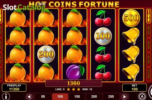 Скрин3. Hot Coins Fortune слот