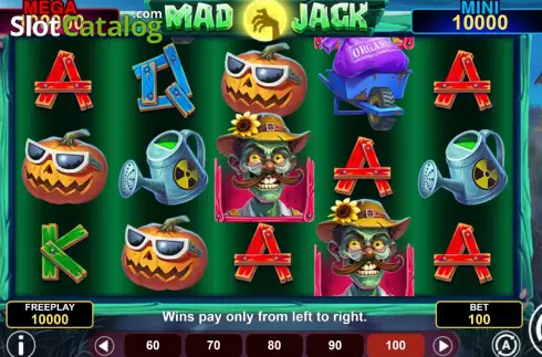 Скрин2. Mad Jack Hold & Win слот