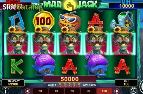Скрин3. Mad Jack Hold & Win слот