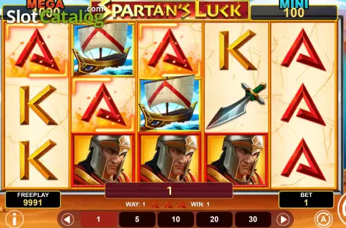 Скрин3. Spartans Luck Hold And Win слот