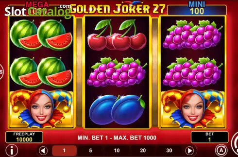 Скрин2. Golden Joker 27 Hold and Win слот