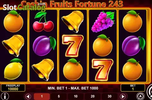 Скрин2. Cash'n Fruits Fortune 243 слот